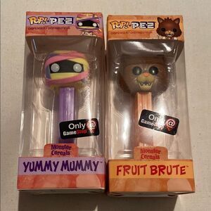 Yummy Mummy and Fruit Brute Pop! PEZ Dispensers